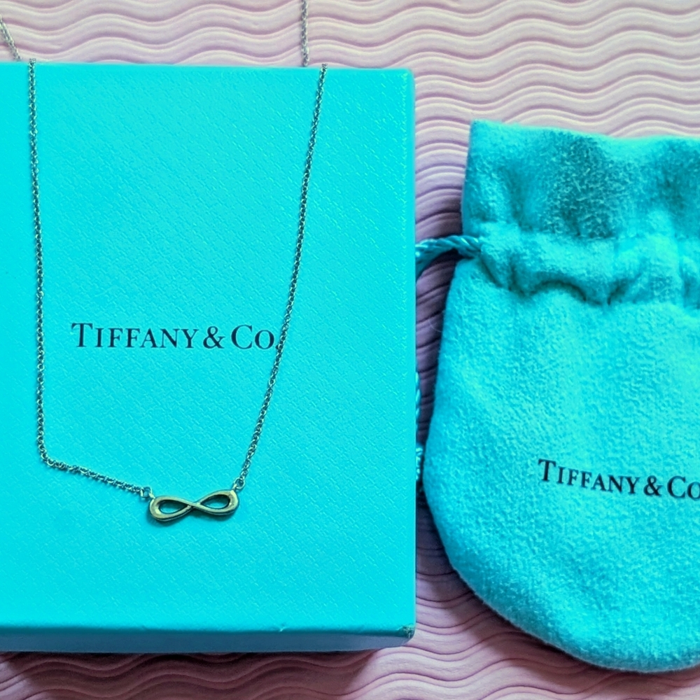 Tiffany & Co. Silver Infinity Necklace